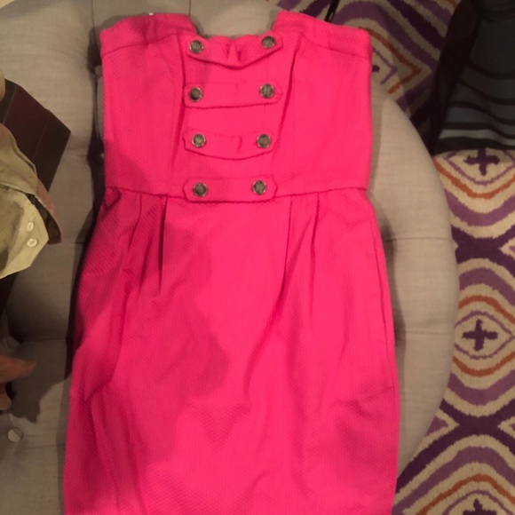 Decode 1.8 dress in hot Barbie pink sz 6 - Picture 3 of 6